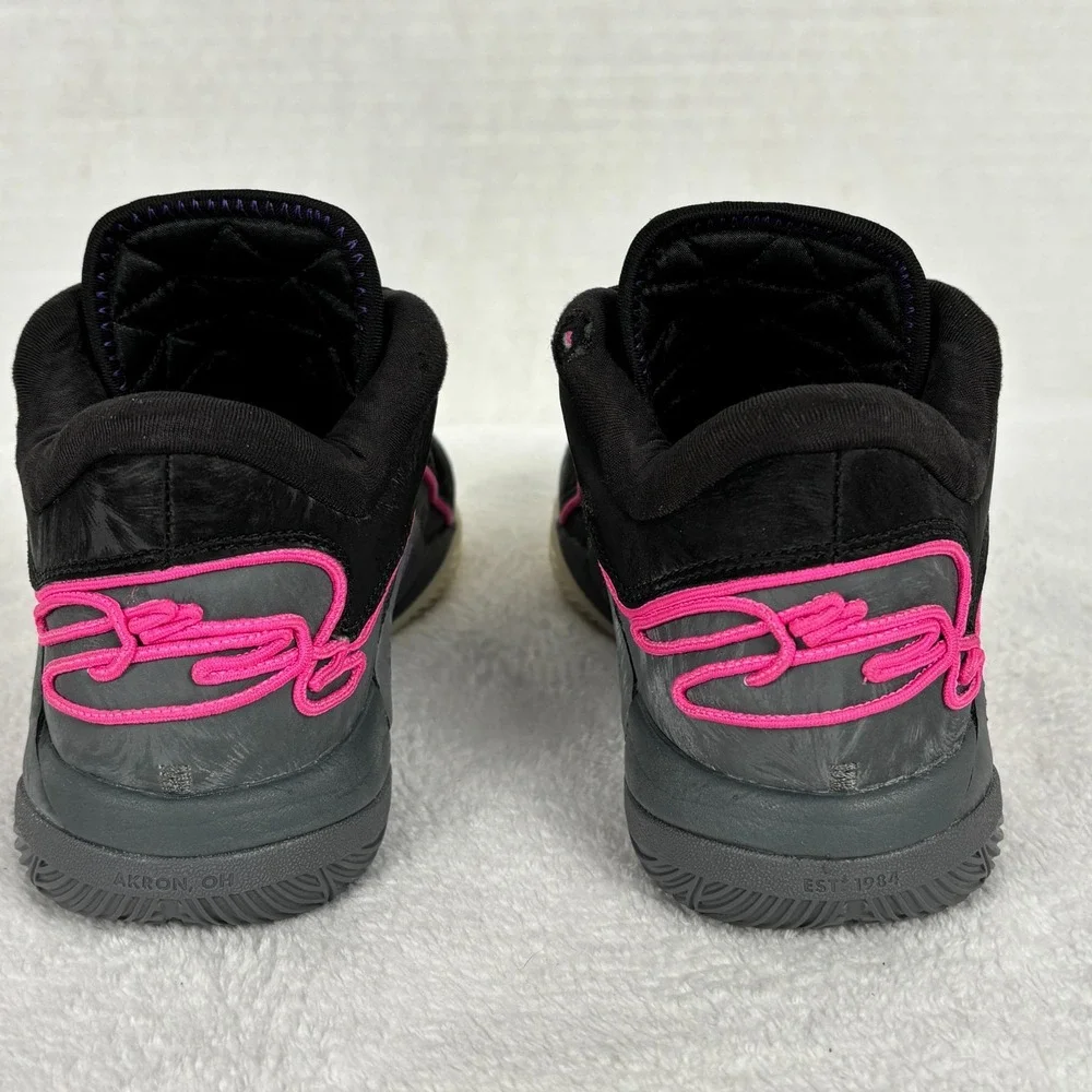 Nike LeBron 22 Blacklight Men's 6 FZ1094-001 Black‎ Pink Glow Basketball Shoes